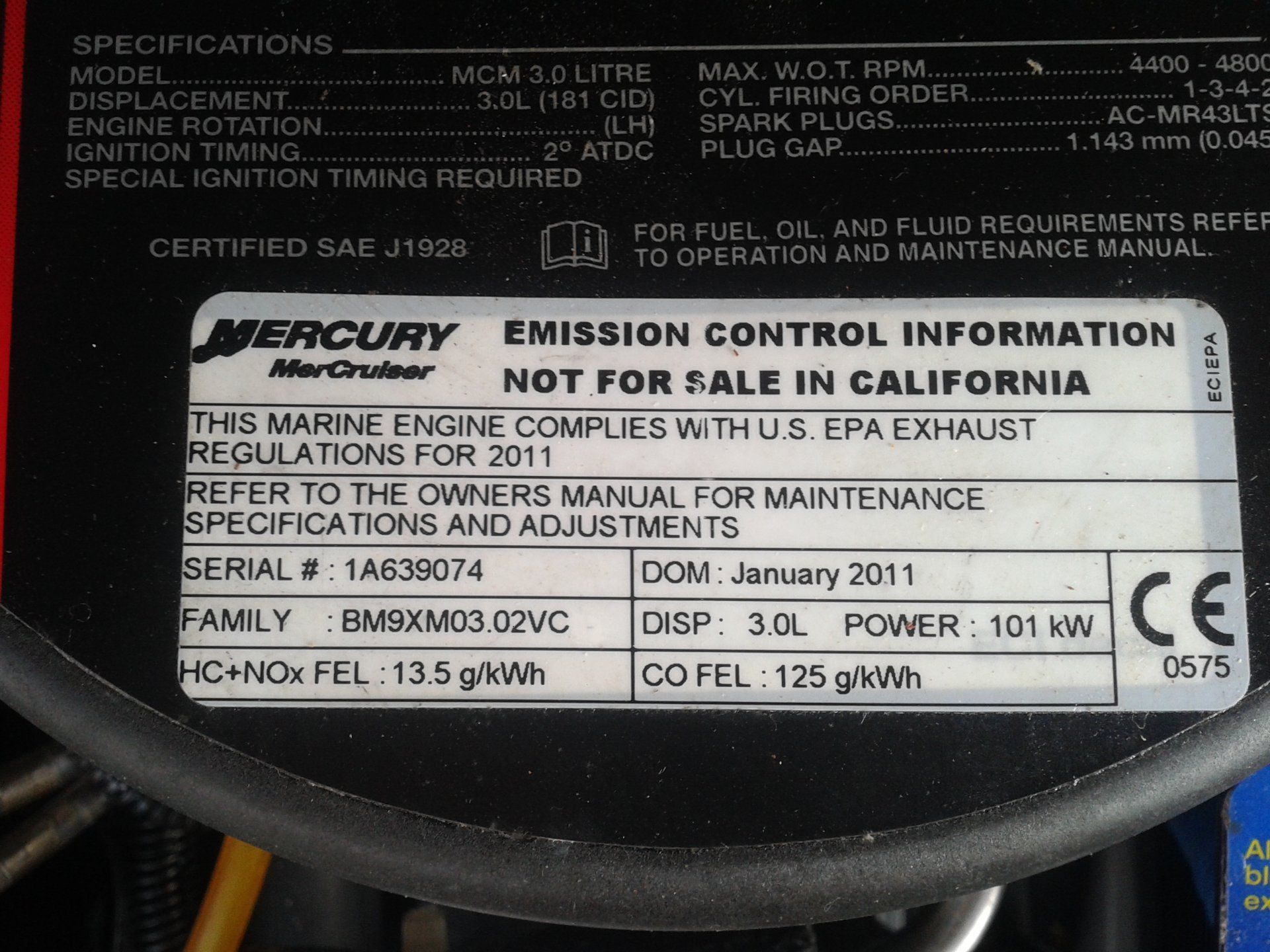 FOUR WINNS 180 LE - 2011