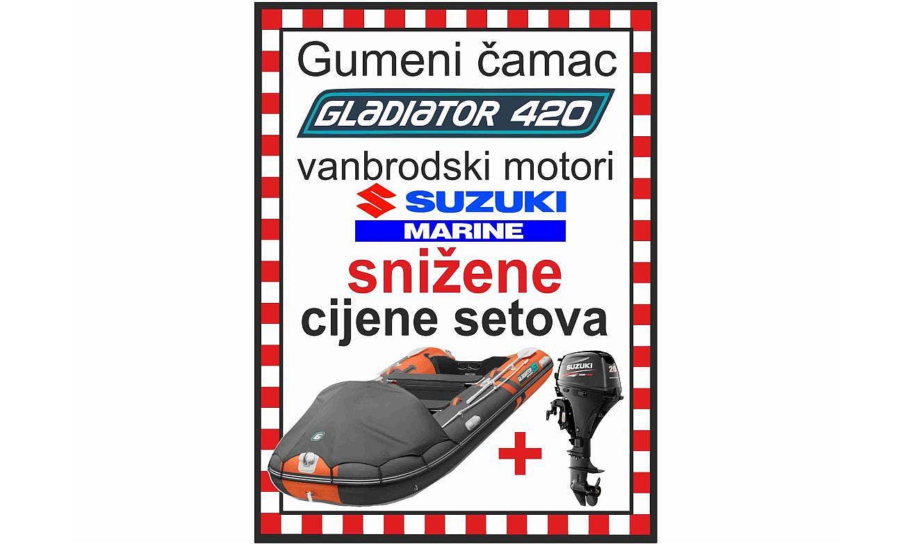 GLADIATOR set 420 + motori Suzuki - 2025