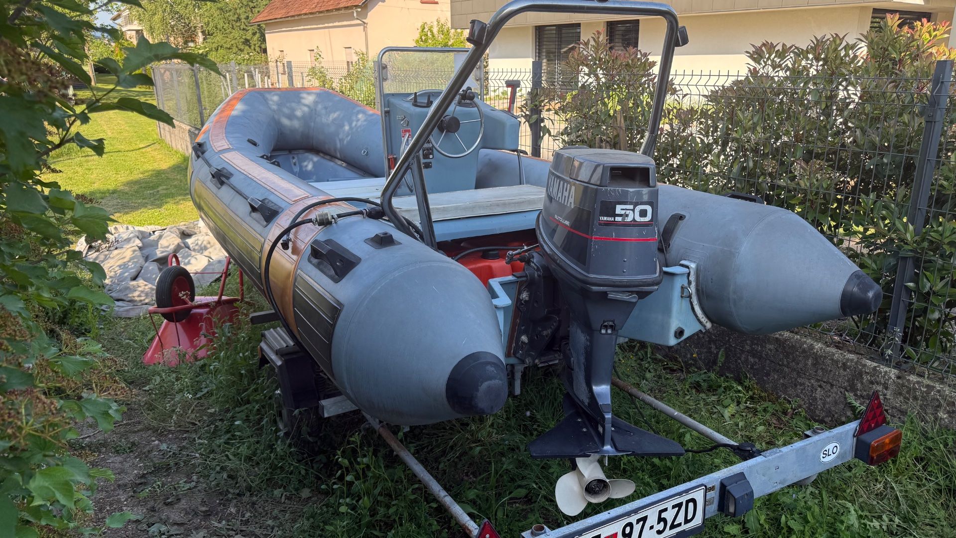 Gumenjak RIB - 4,4 m z Yamaha... - 2000 - for sale: 3250.-EUR