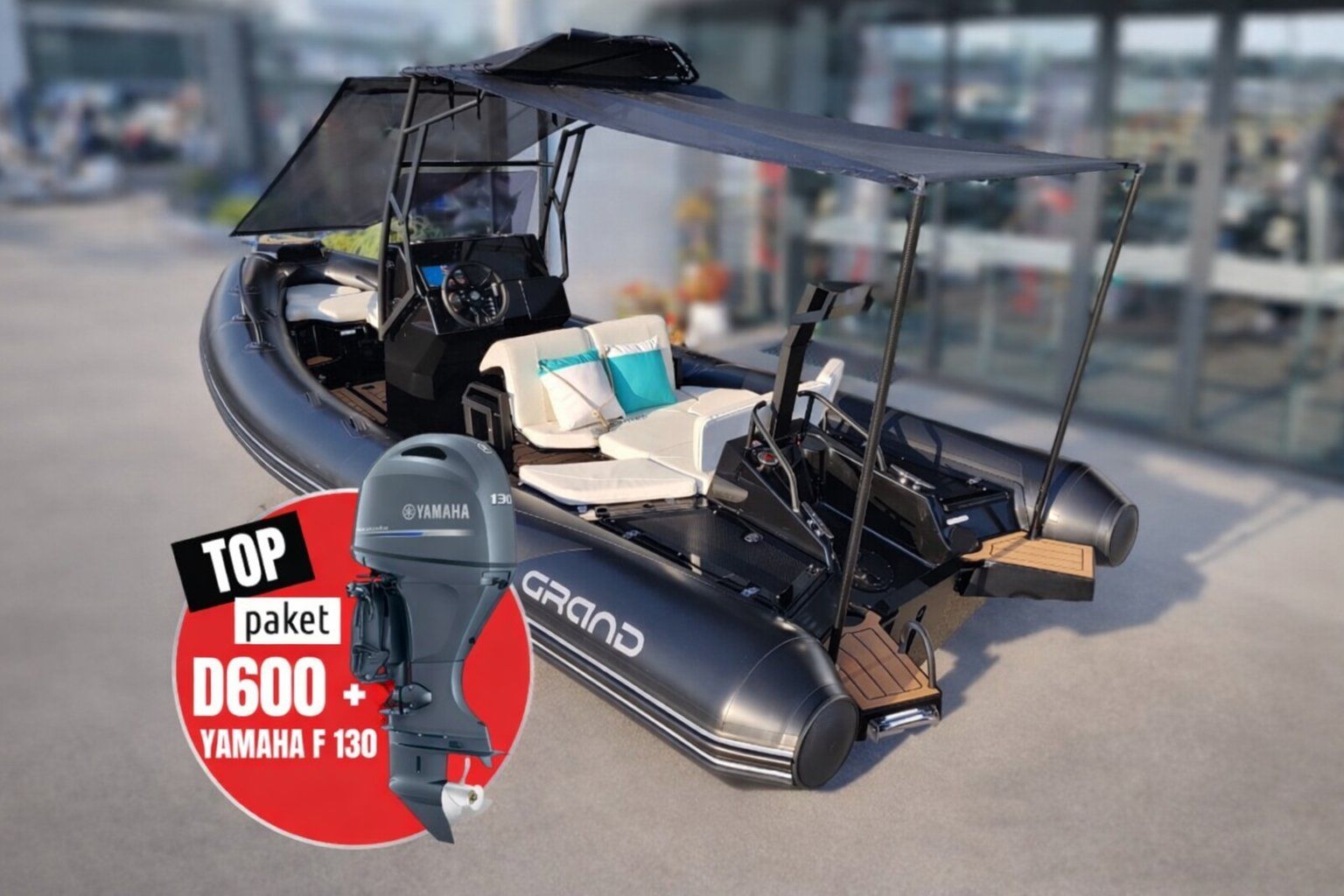 Grand Boats Grand D600HGLF+Yamaha F130 - 2026