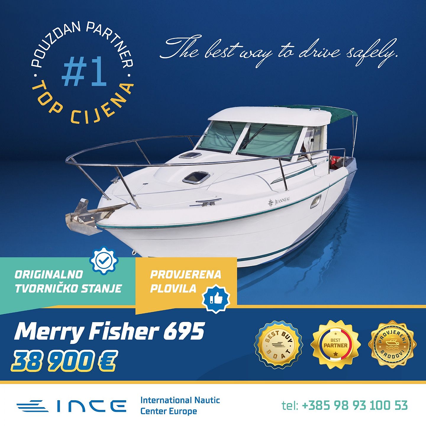 Jeanneau MERRY FISHER 695 - INCE NOVO - 2004