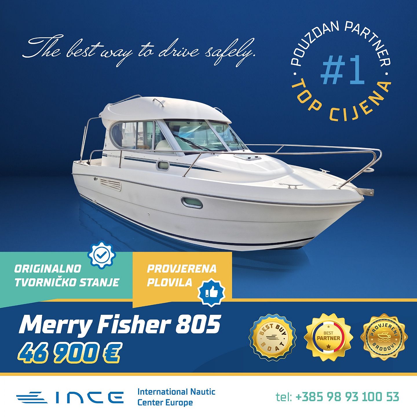 Jeanneau MERRY FISHER 805 - INCE NOVO - 2005