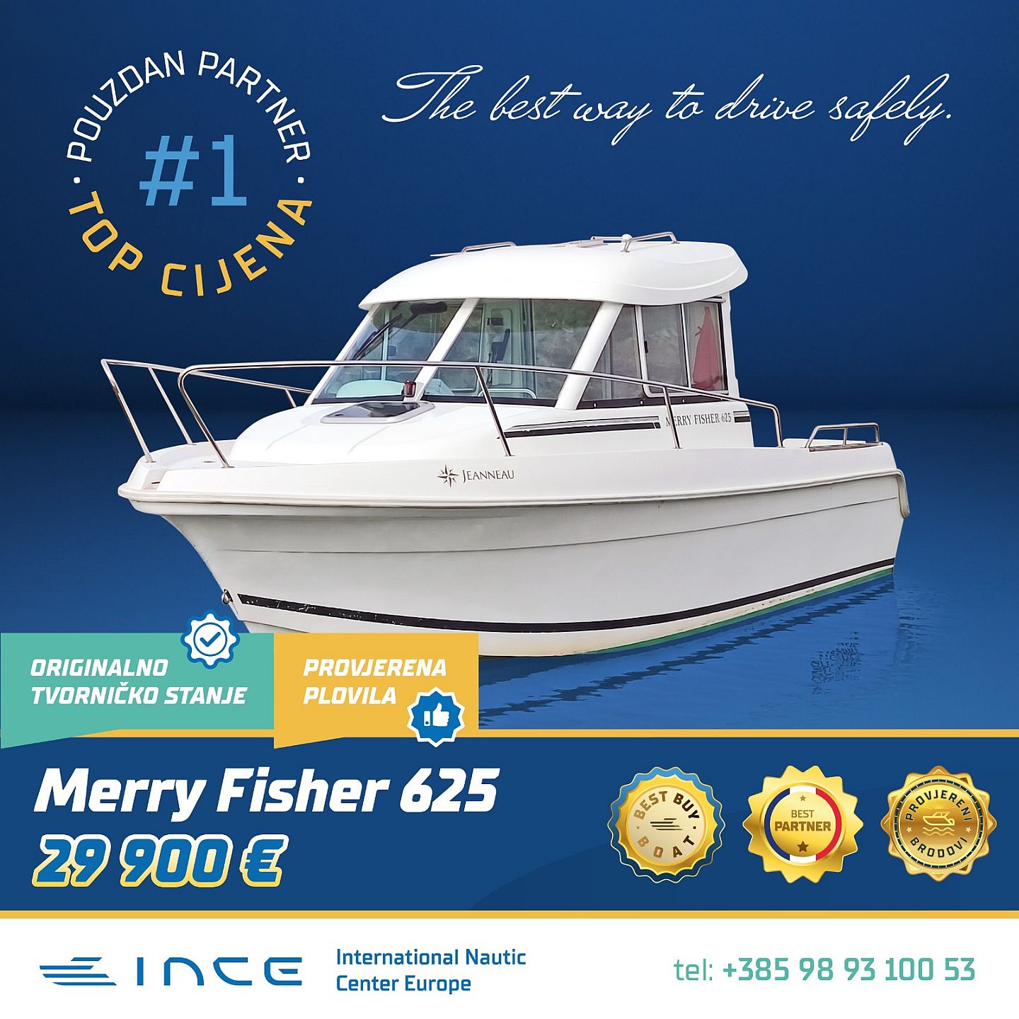 Jeanneau MERRY FISHER 625 - INCE NOVO - 2004