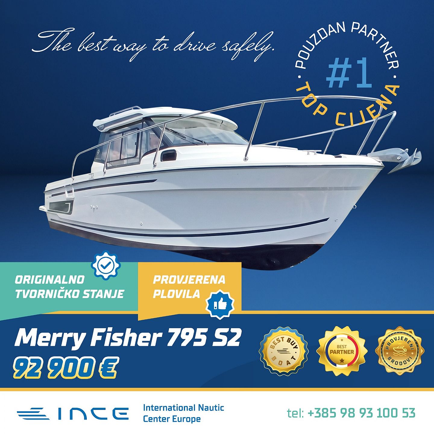 Jeanneau MERRY FISHER 795 S2 ... - 2022 - for sale: 92900.-EUR