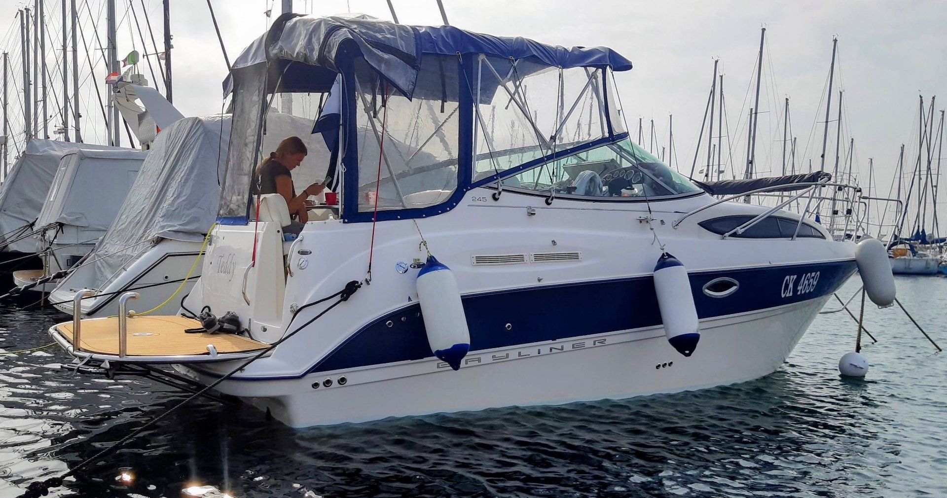 Bayliner  + dvoosna prikolica 245 - 2007 - for sale: 29800.-EUR
