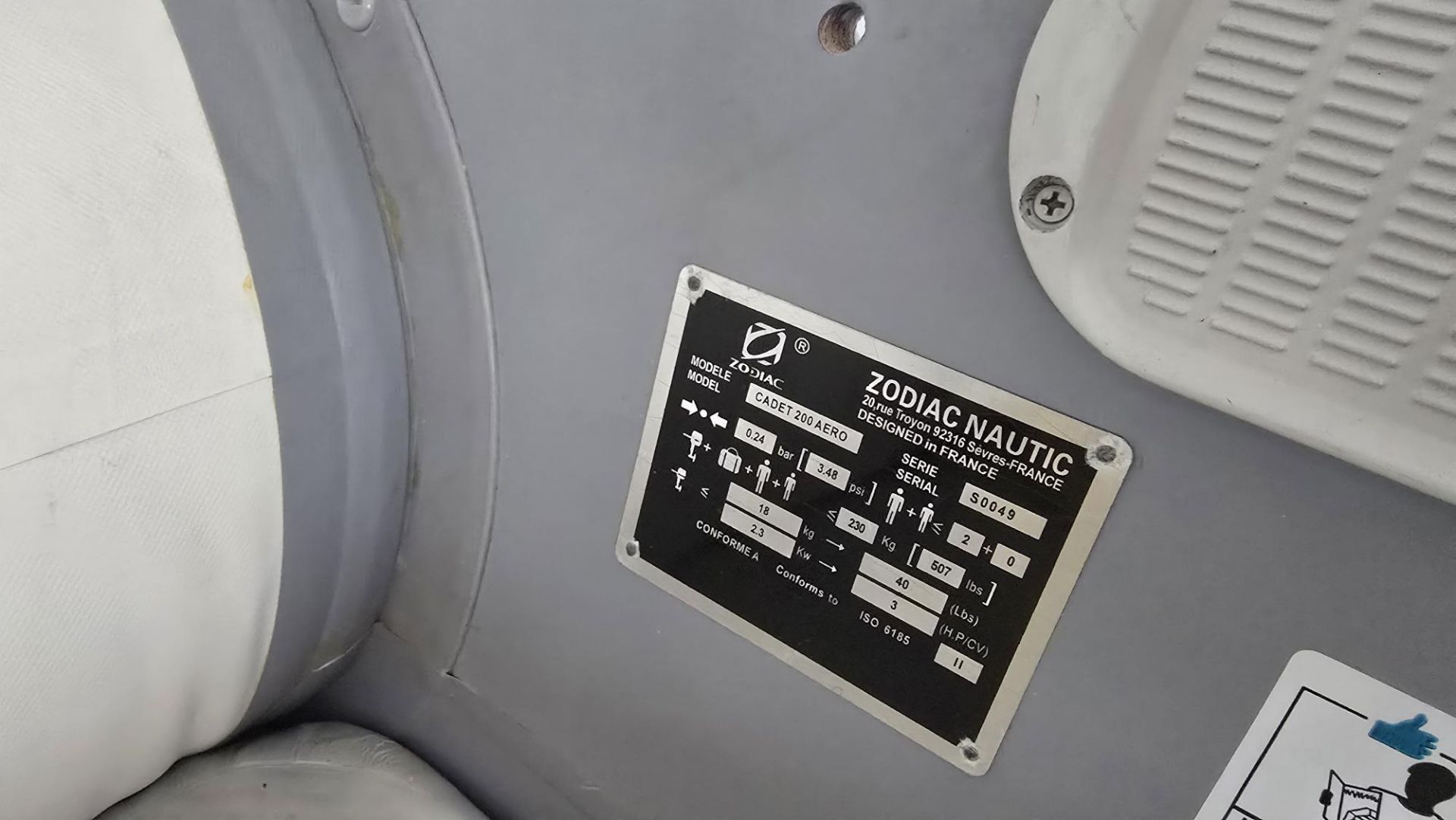 Zodiac CADET  200 AERO - 2021 - for sale: 800.-EUR